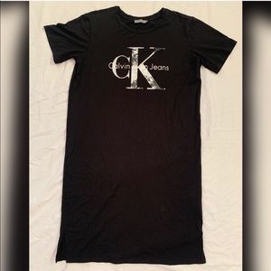 Calvin Klein Monogram T-Shirt Dress
